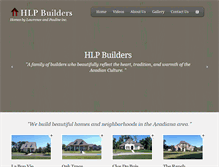 Tablet Screenshot of hlpbuilders.com